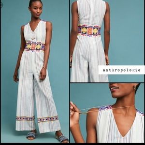 ⭐NWOT:Anthro LAIAGlory Embroidered Jumpsui…